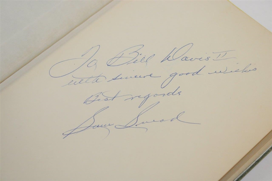 Sam Snead Signed 'The Education of a Golfer' Book JSA ALOA