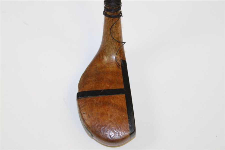 Macgregor Putter Wooden Shaft And Head Ra Model Shaft Stamp Original Grip