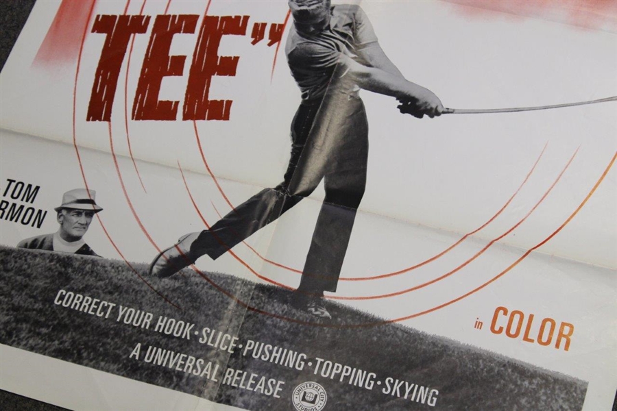 Seldom Seen Original Jack Nicklaus On The Tee in Color Oversize Movie Poster