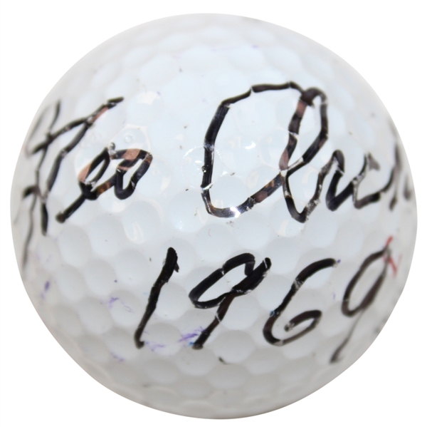 George Archer Signed Titleist Logo Golf Ball with '1969' JSA ALOA