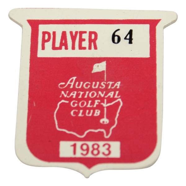 1983 The Masters Tournament Contestant Badge #64 - Danny Edwards