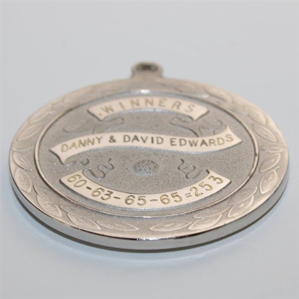 Champion Danny Edwards' 1980 World National Team Championships PGA Tour 10k Gold Winner's Medal