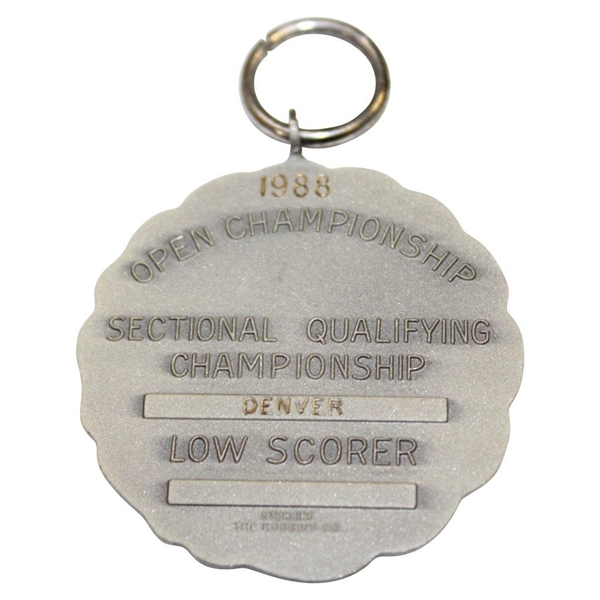 Danny Edwards' 1988 US Open Sectional Low Scorer USGA Sterling Medal - Denver