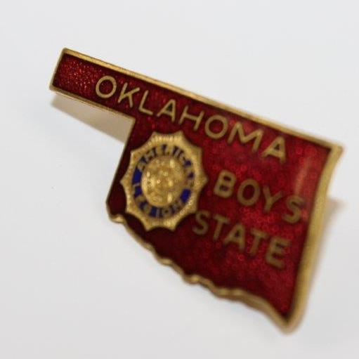 Oklahoma Boys State American Legion Pin - Danny Edwards