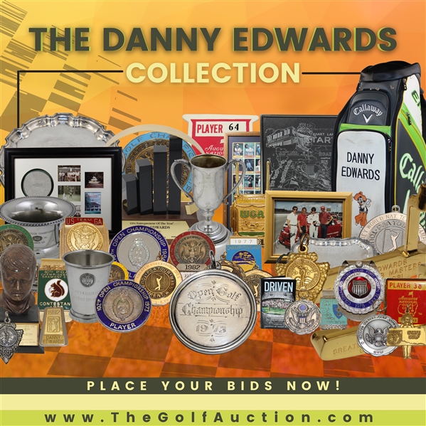 Danny Edwards' Personal 1989 & 1990 PGA Tour Member Money Clips/Badges