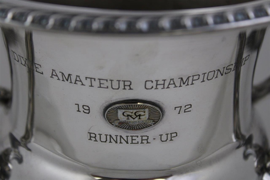 1972 Dixie Amateur Championship Runner-Up Trophy Won by Danny Edwards