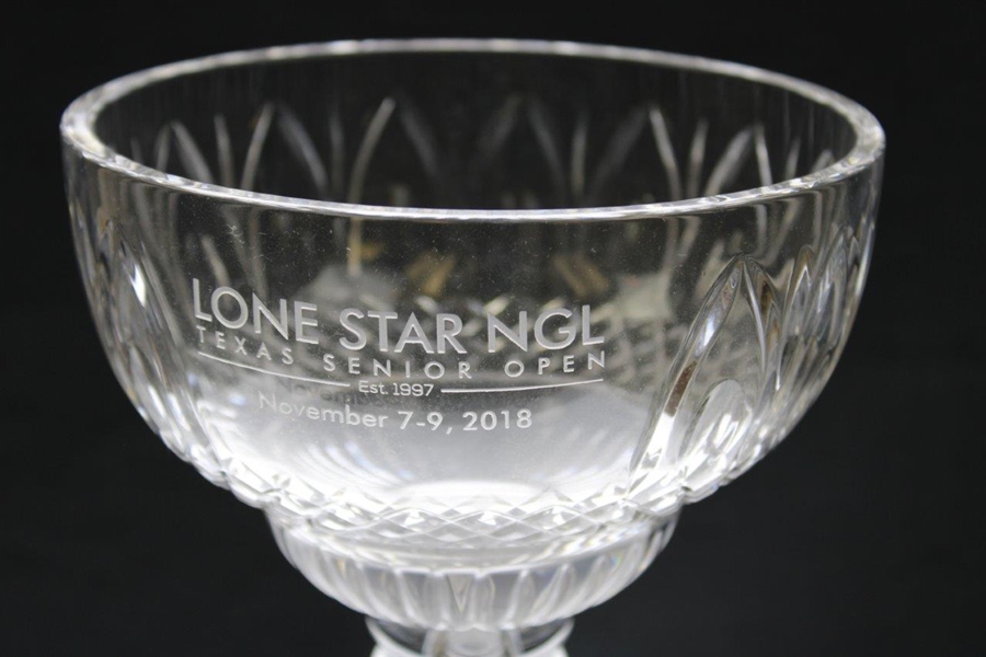 2018 Lone Star NGL Texas Senior Open Western Division Champion Glass Trophy