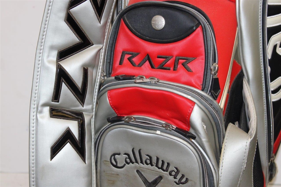 Danny Edwards' Match Used Callaway Green Fix Sport RAZR Full Size Golf Bag