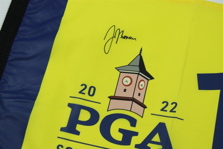 Justin Thomas Signed 2022 PGA Championship at Southern Hills Flag JSA #AJ28226