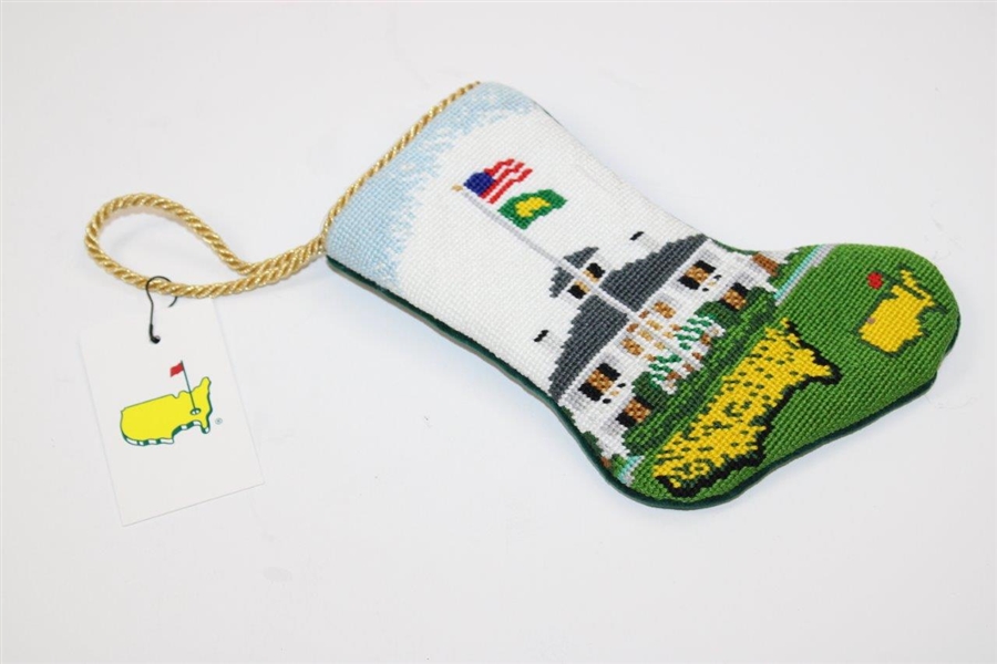 Augusta National GC Exclusive Bauble 'Clubhouse' Stitched Putter Stocking in Bag