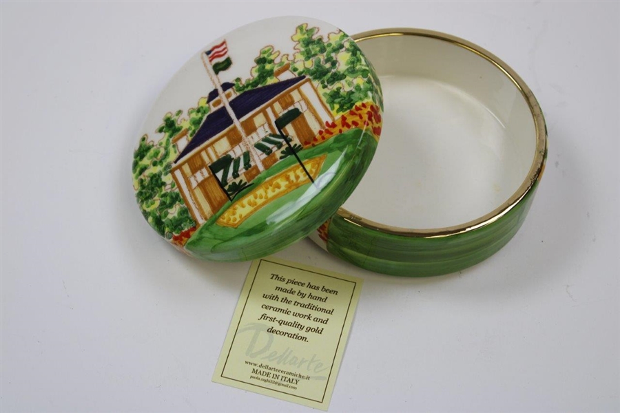2022 Augusta National Dellarte Hand Painted Clubhouse Member Gift - Made in Italy