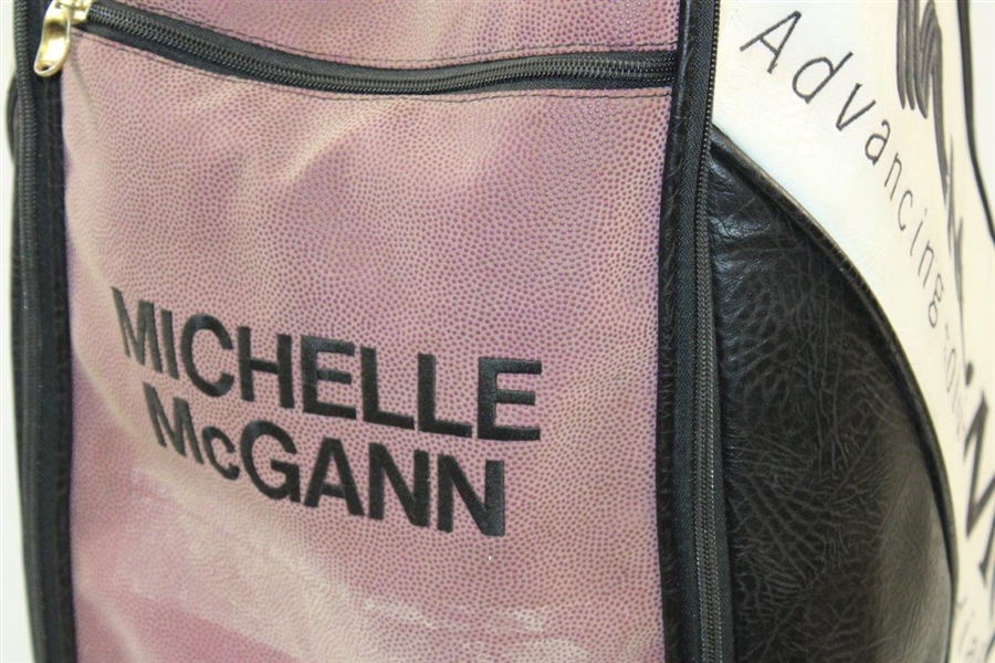 Michelle McGann Personal Used MiniMed PGA National Golf Club Belding Golf Bag