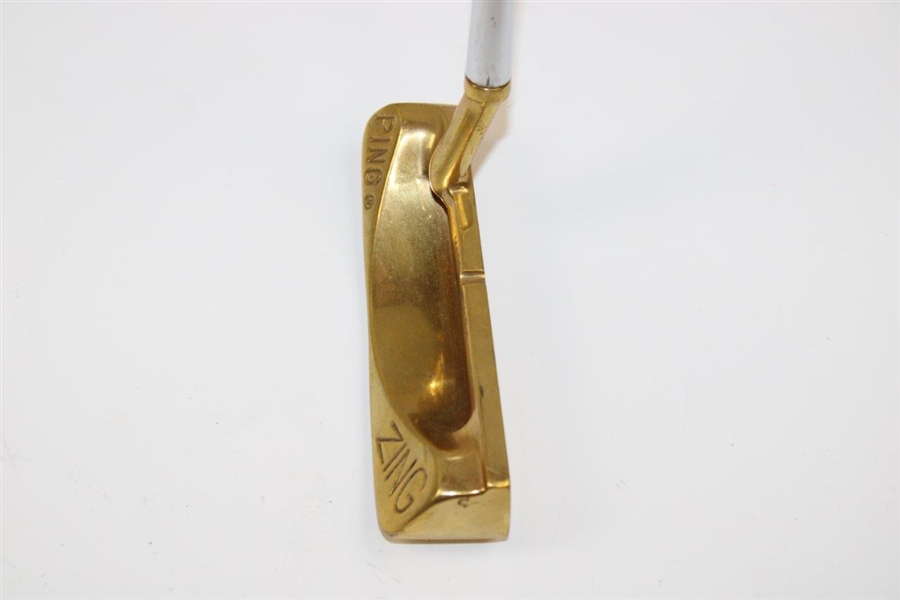 Champion Danny Edwards' Gold Plated PING Putter for 1977 Greater Greensboro Open Win