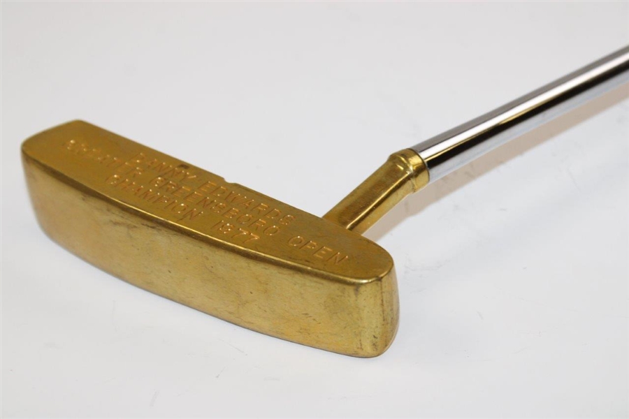 Champion Danny Edwards' Gold Plated PING Putter for 1977 Greater Greensboro Open Win