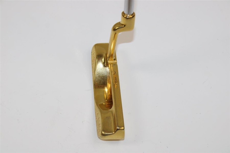 Champion Danny Edwards' Gold Plated PING A-Blade Putter for 1985 Pensacola Open Win