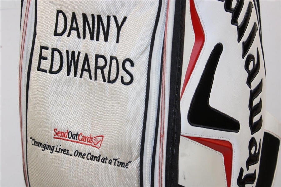 Danny Edwards' Match Used Callaway SendOutCards XHot Full Size Golf Bag