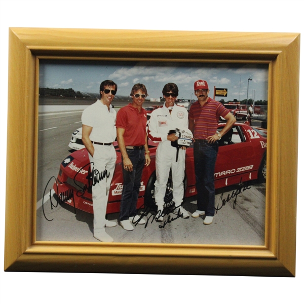 Rick Mears & Danny Sullivan Signed Racing Photo - Danny Edwards Collection JSA ALOA