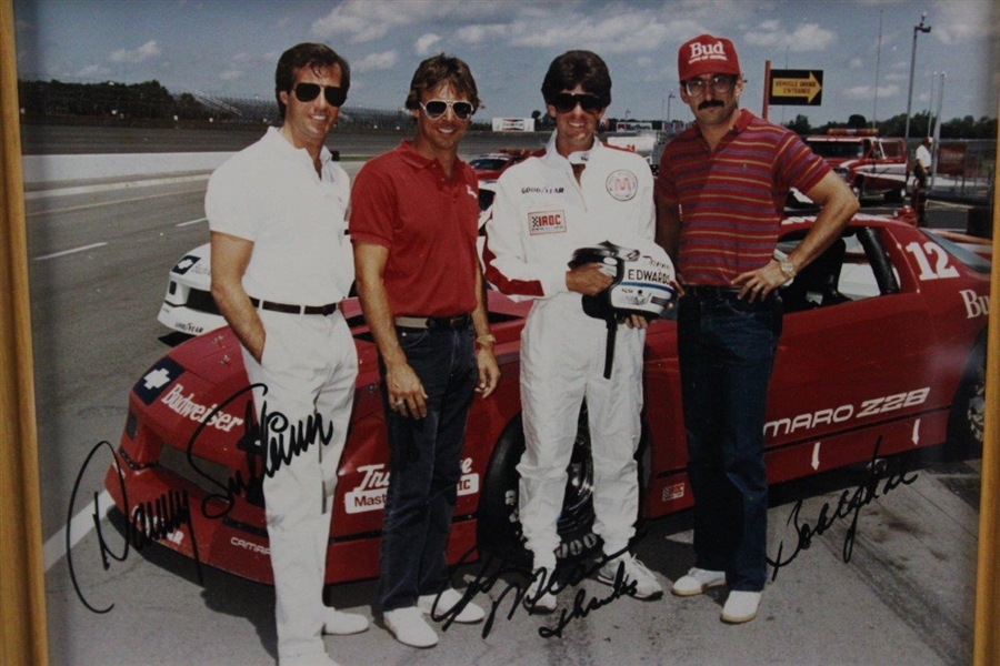 Rick Mears & Danny Sullivan Signed Racing Photo - Danny Edwards Collection JSA ALOA