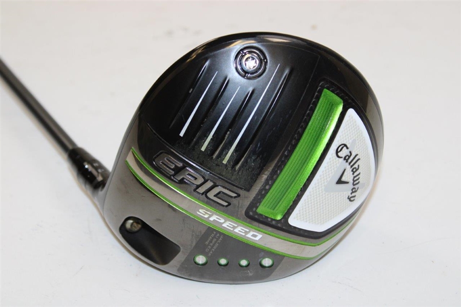 Danny Edwards' Used Callaway EPIC Speed Flash Face SS21 Driver with Head Cover