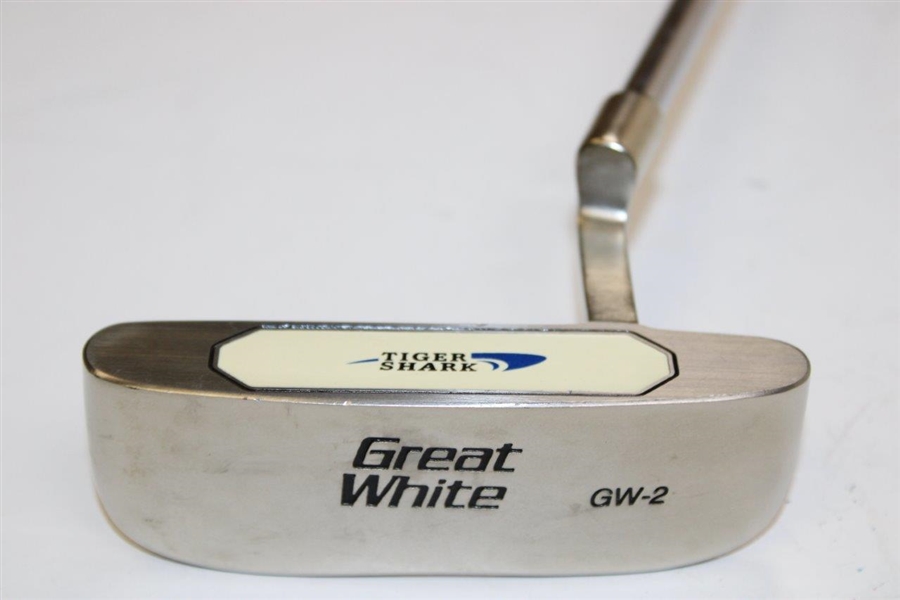 Danny Edwards' Used Tiger Shark Great White GW-2 Putter with Putter Boot-E Cover
