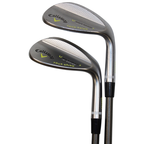 Danny Edwards' Used Callaway Mack-Daddy 2 Tour Grind R-Design 52 & 54 Degree Wedges