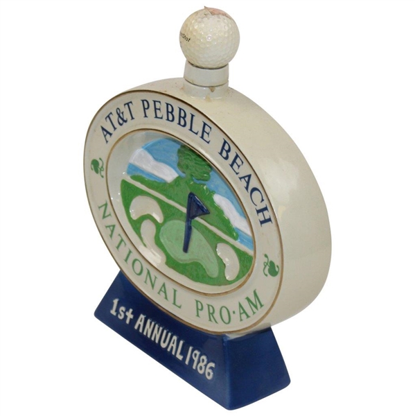 1986 1st Annual AT&T Pebble Beach National Pro-Am Ltd Ed Decanter - Danny Edwards Collection