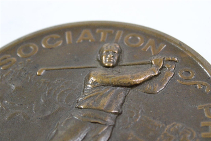 Golf Association Of Philadelphia Medallion w/Bobby Jones Likeness