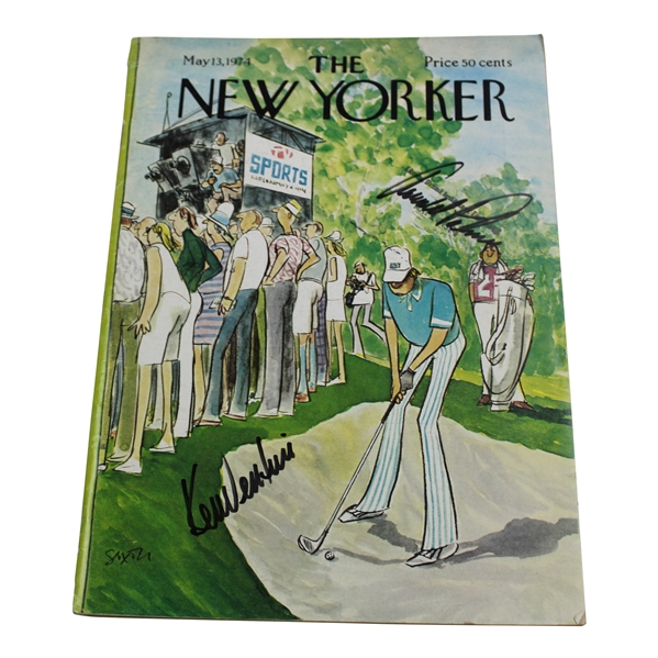 Arnold Palmer & Ken Venturi Signed The New Yorker Magazine JSA ALOA