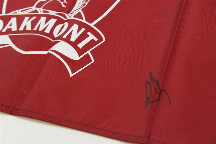 Ernie Els Signed 2007 US Open at Oakmont Flag PSA #G27382
