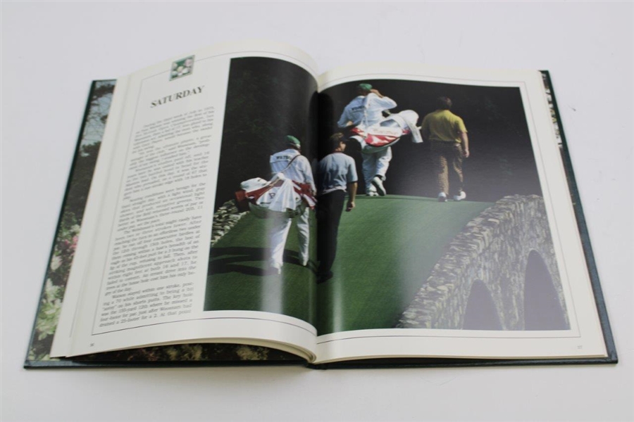 Ian Woosnam Signed 1991 Masters Tournament Green Annual Book JSA ALOA