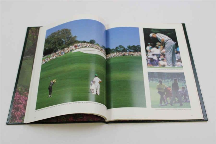 Jose Olazabal Signed 1994 Masters Tournament Green Annual Book JSA ALOA