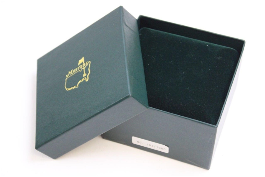 2000 Masters Tournament Emerald Green Watch In Box #663/1000