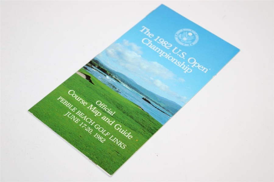 1982 US Open At Pebble Beach Tickets, Booklet, Guide & Program