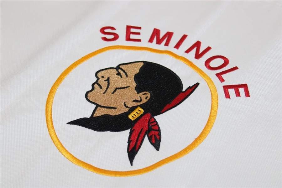 Seminole Golf Club Embroidered White Golf Flag