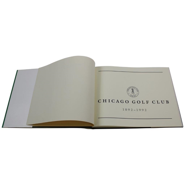 Chicago Golf Club 1892-1992' 1st Edition Book