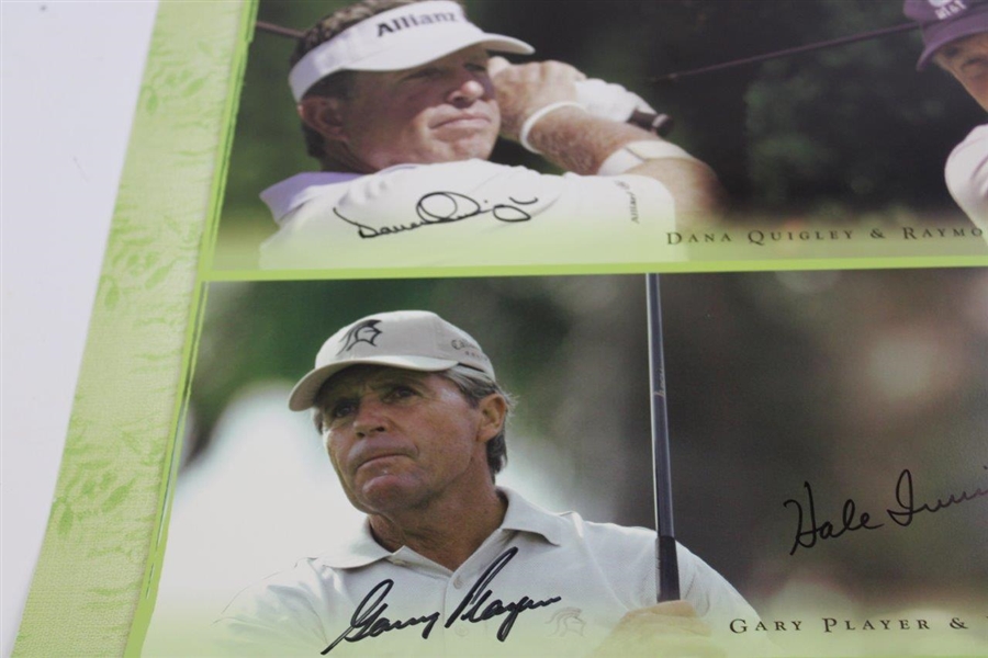 Palmer, Nicklaus, Watson, Player & others Signed 2006 Wendy's Champions Skins Game Poster JSA ALOA