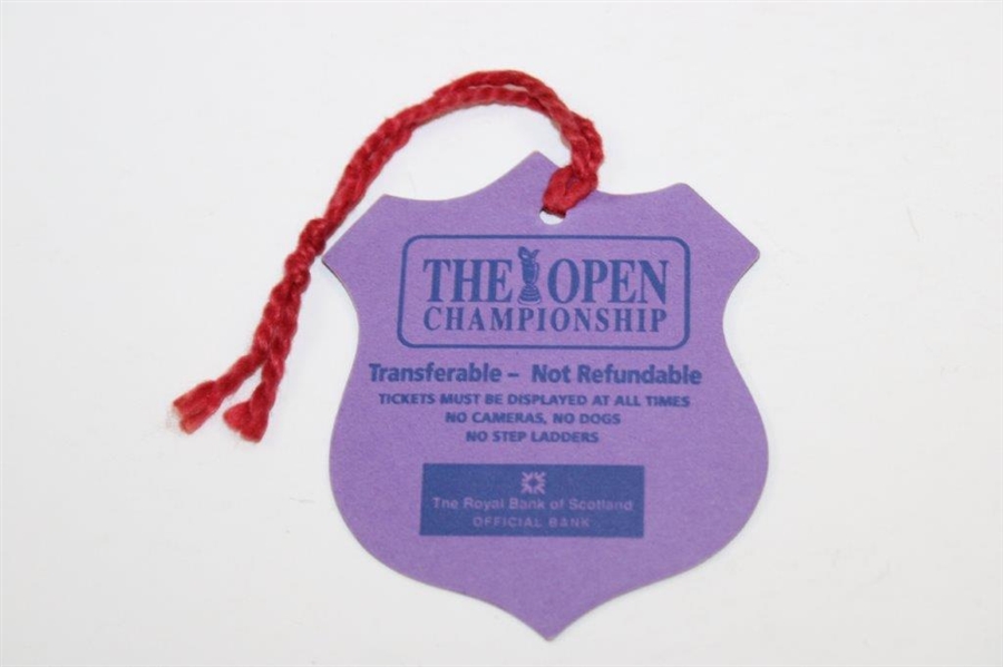 1998 Open Championship Season Ticket #001088