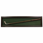 Replica A.L. Johnson & Co. "Freddy" Club with Shaft Stamp - Memorial Tournament Display