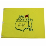 Ray Floyd Signed 2011 Masters Embroidered Flag with 76 JSA ALOA