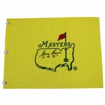 Gary Player Signed Undated Masters Embroidered Flag with 61-74-78 JSA ALOA