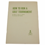 1936 How To Run A Golf Tournament By Bobby Jones