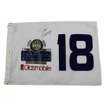 Champion Tom Wargo Signed 1993 Oldsmobile Seniors PGA Championship Flag JSA ALOA