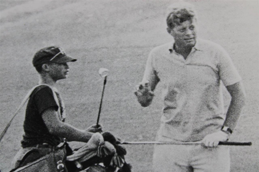 President JFK 1963 Playing Golf at Hyannisport Golf Club Photo