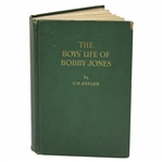 1931 The Boys Life of Bobby Jones First Edition Book by O.B. Keeler