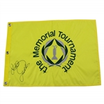 Jordan Spieth & Rory McIlroy Signed The Memorial Tournament Flag JSA ALOA