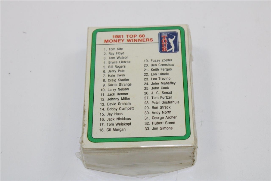 1982 PGA Tour Complete Set Of Trading Cards