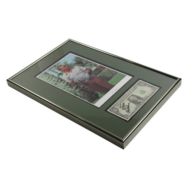 Jack Lemmon Signed Dollar Bill with Photo Presentation Display - Framed JSA ALOA