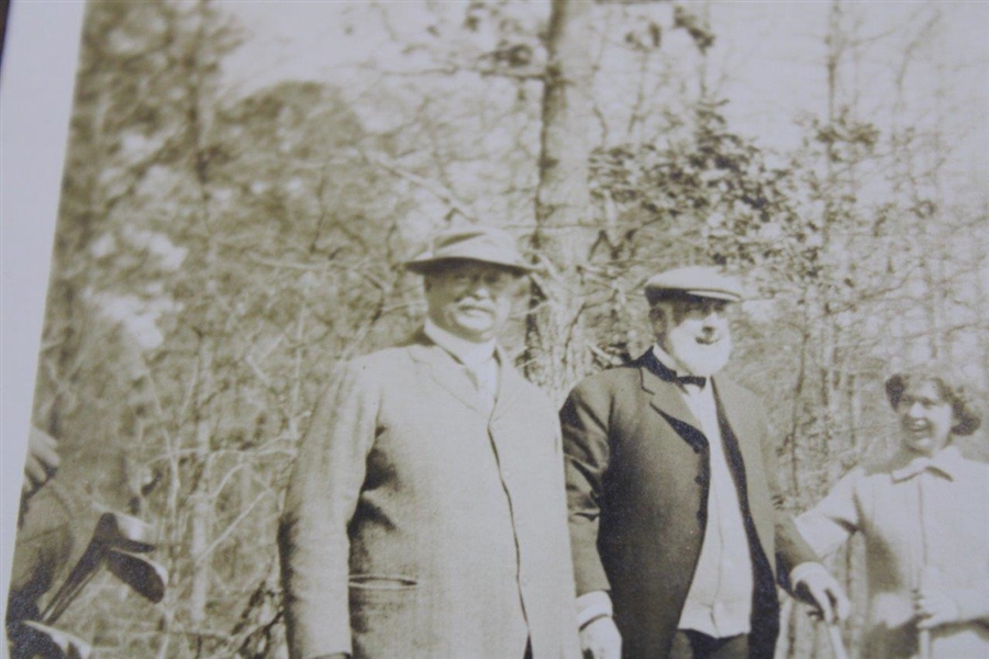 President T. Roosevelt & George Albertus Cox Turn of The Century Golfing Photograph