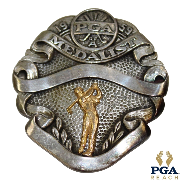 1959 PGA of America Medalist 10k Sterling Silver Medal