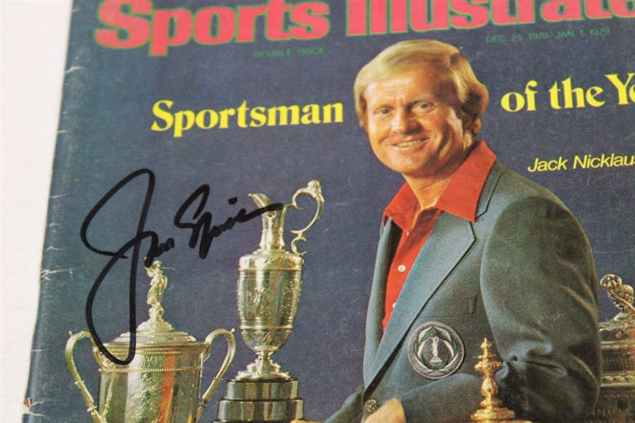 Jack Nicklaus Signed 1979 Sports Illustrated Sportsman Of The Year Magazine Cover JSA ALOA